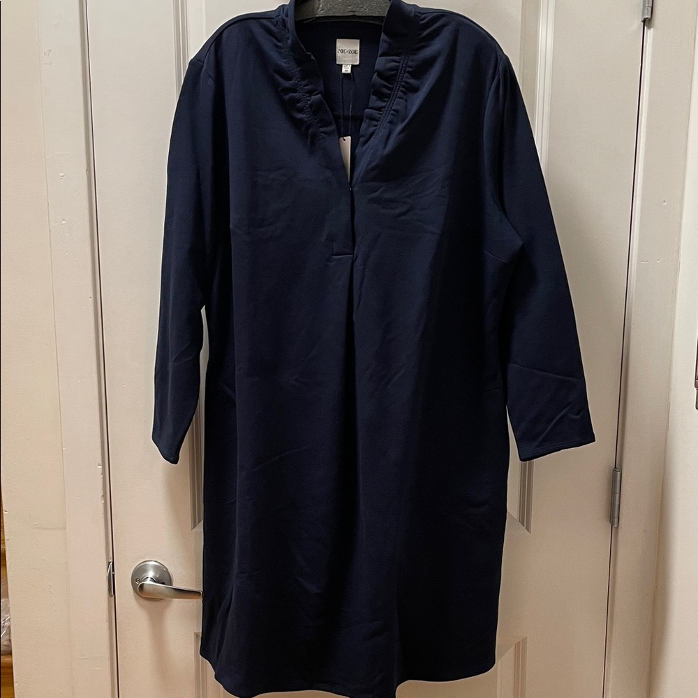 NIC+ZOE Navy Blue Dress